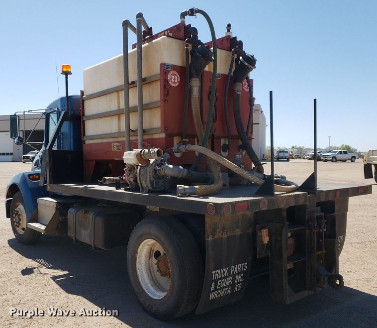 image for item LT9693 1995 Kenworth T300  flatbed truck with fluid mixing system