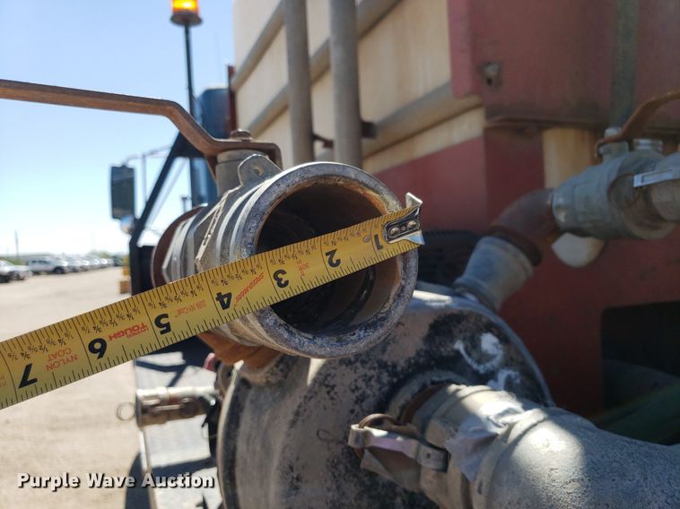 image for item LT9693 1995 Kenworth T300  flatbed truck with fluid mixing system