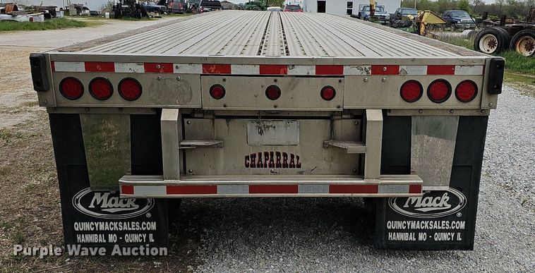 image for item MB9993 2007 Chaparral  flatbed trailer