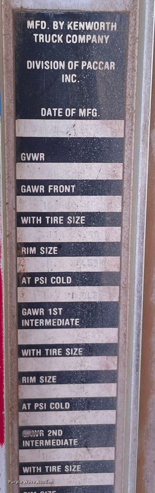 image for item MM9492 1981 Kenworth W900  semi truck