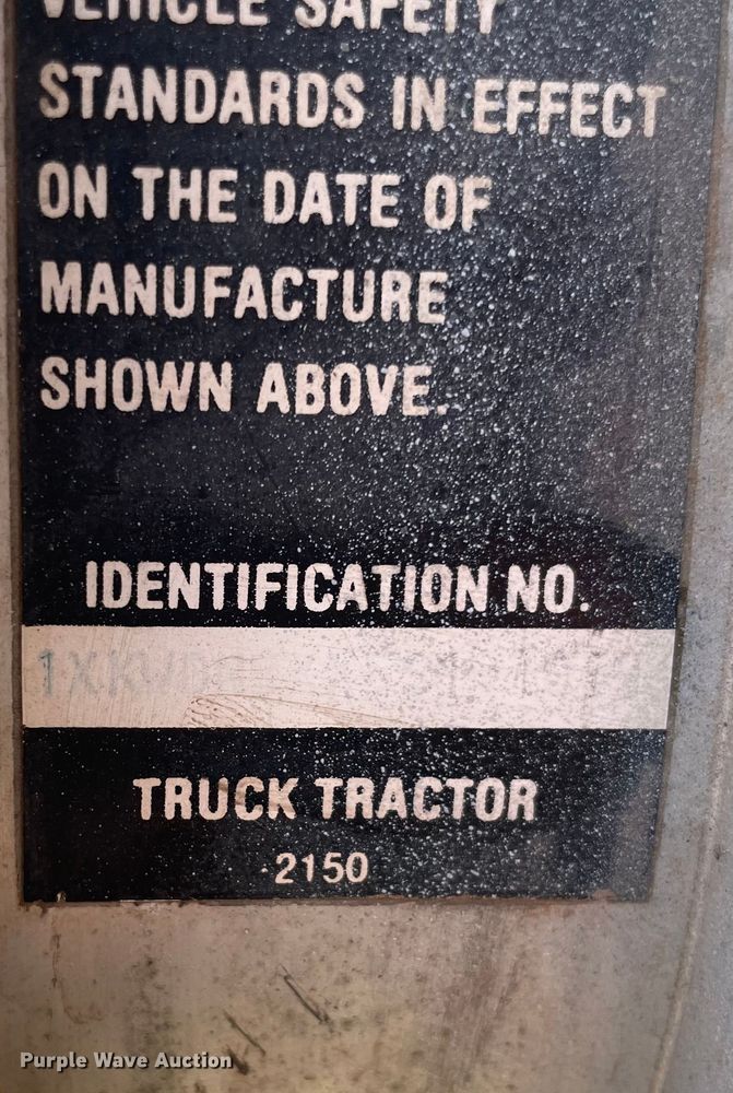 image for item MM9492 1981 Kenworth W900  semi truck