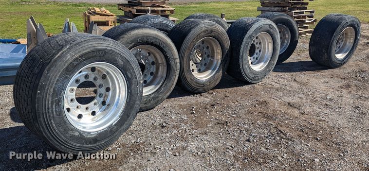 image for item MN9881 (8) super single tires and wheels