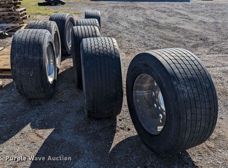 image for item MN9881 (8) super single tires and wheels