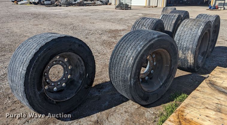 image for item MN9881 (8) super single tires and wheels