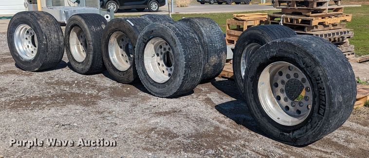 image for item MN9881 (8) super single tires and wheels