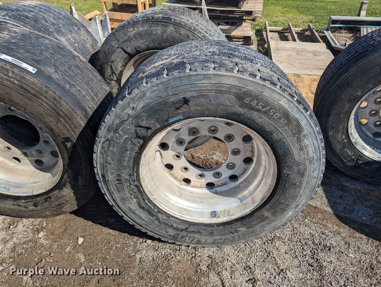 image for item MN9881 (8) super single tires and wheels