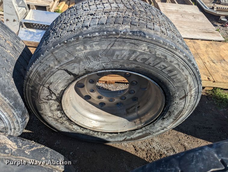 image for item MN9881 (8) super single tires and wheels