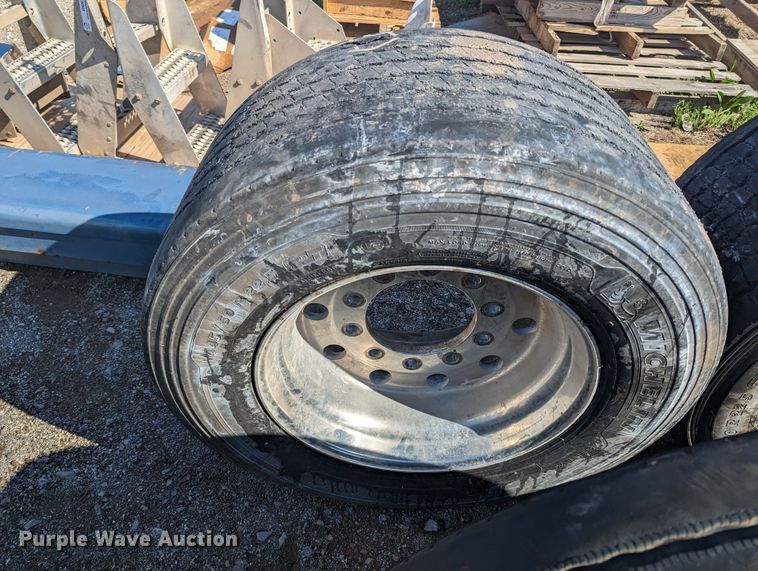 image for item MN9881 (8) super single tires and wheels