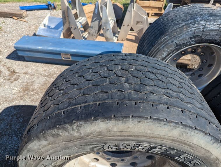 image for item MN9881 (8) super single tires and wheels