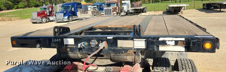 image for item MW9715 2007 XL Specialized Trailers XL 80 MFG  lowboy equipment trailer