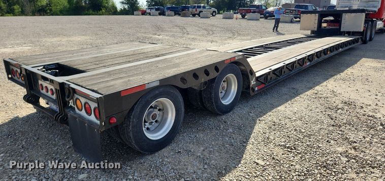image for item MW9715 2007 XL Specialized Trailers XL 80 MFG  lowboy equipment trailer