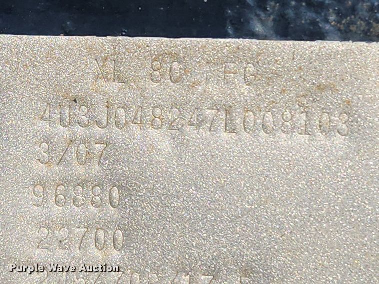 image for item MW9715 2007 XL Specialized Trailers XL 80 MFG  lowboy equipment trailer