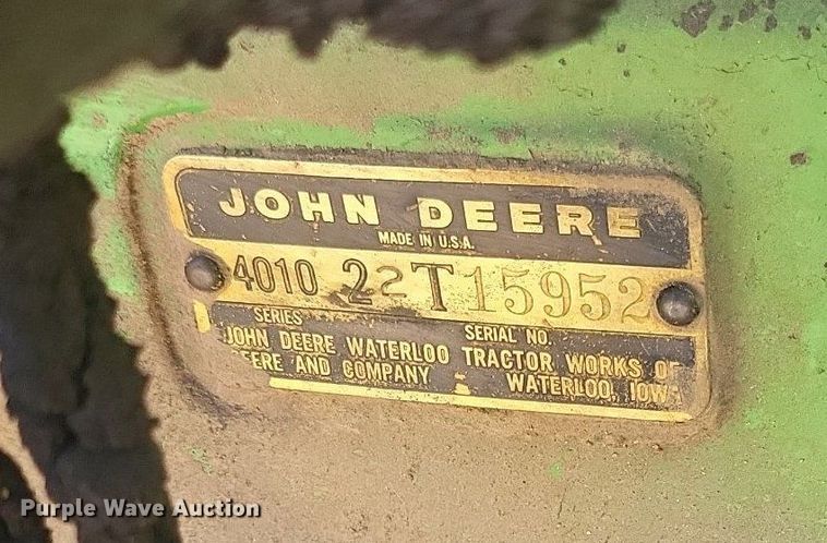 image for item DM2564 1961 John Deere 4010  tractor