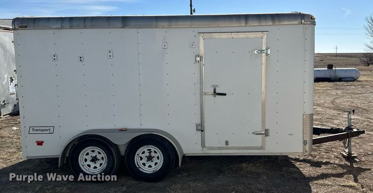 image for item DN6377 2007 Haulmark TS7X14DT2  enclosed cargo service trailer