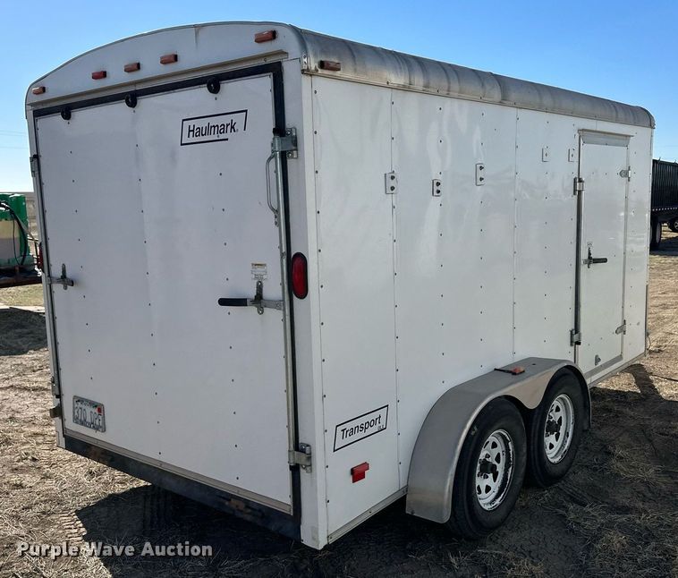 image for item DN6377 2007 Haulmark TS7X14DT2  enclosed cargo service trailer