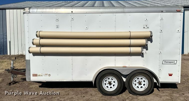 image for item DN6377 2007 Haulmark TS7X14DT2  enclosed cargo service trailer