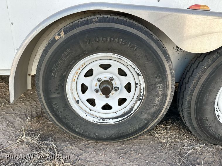 image for item DN6377 2007 Haulmark TS7X14DT2  enclosed cargo service trailer