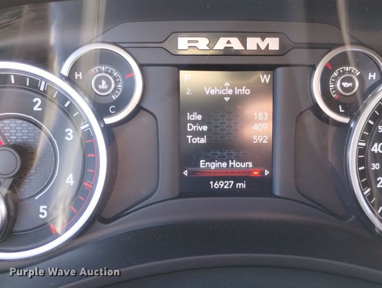 image for item DN6389 2022 Dodge Ram 3500  Mega Cab pickup truck