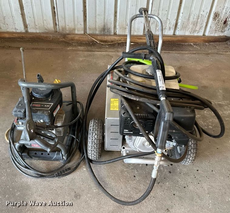 image for item KX9145 (2) pressure washers