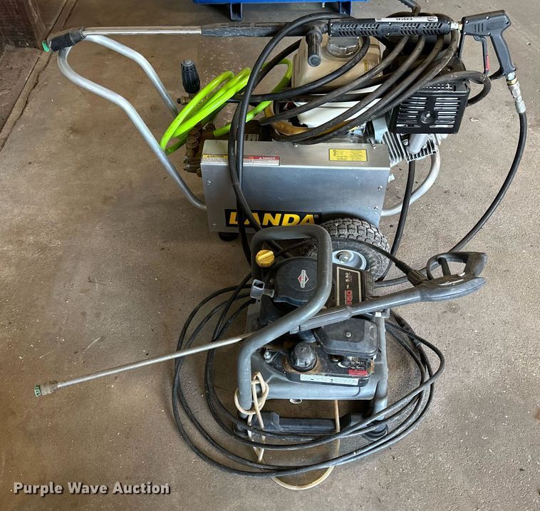 image for item KX9145 (2) pressure washers