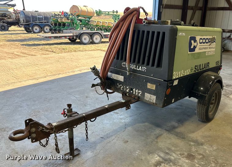image for item KX9152 2012 Sullair 185  air compressor