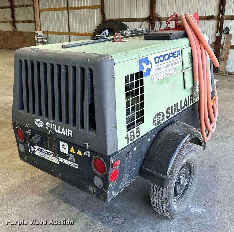 image for item KX9152 2012 Sullair 185  air compressor