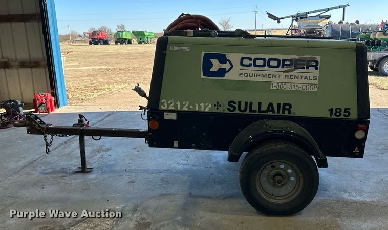 image for item KX9152 2012 Sullair 185  air compressor