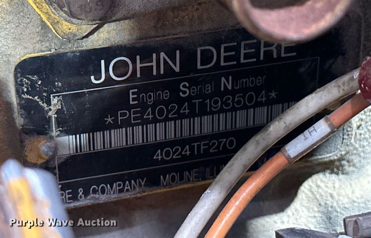 image for item KX9152 2012 Sullair 185  air compressor