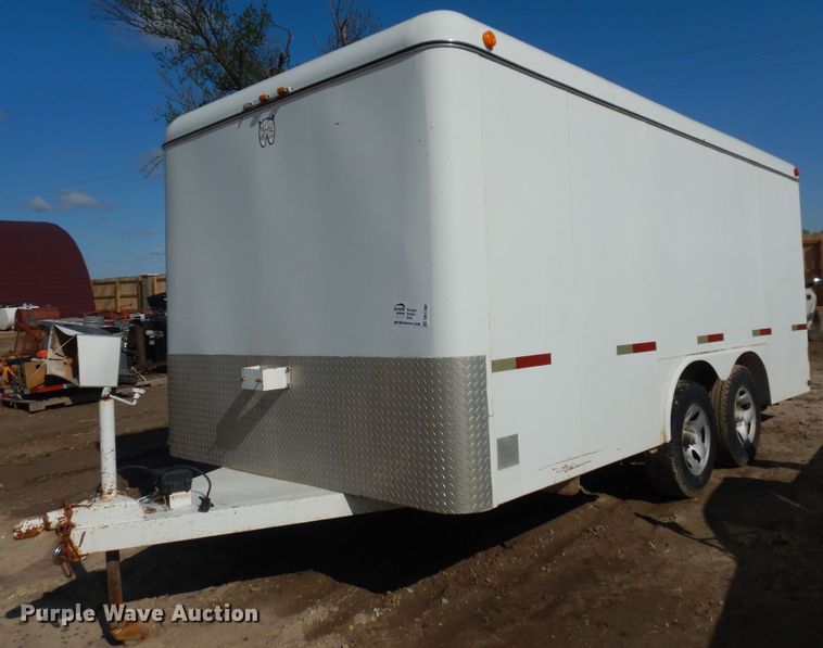 image for item DK1780 2002 W-W  enclosed cargo trailer