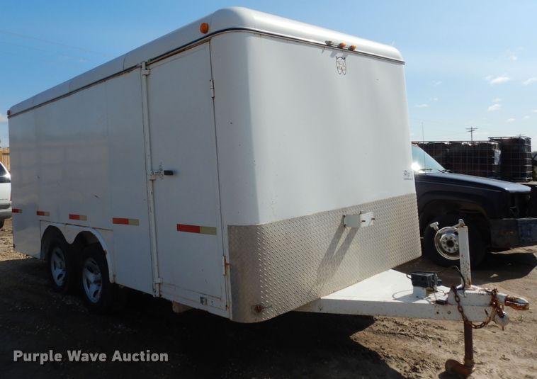 image for item DK1780 2002 W-W  enclosed cargo trailer