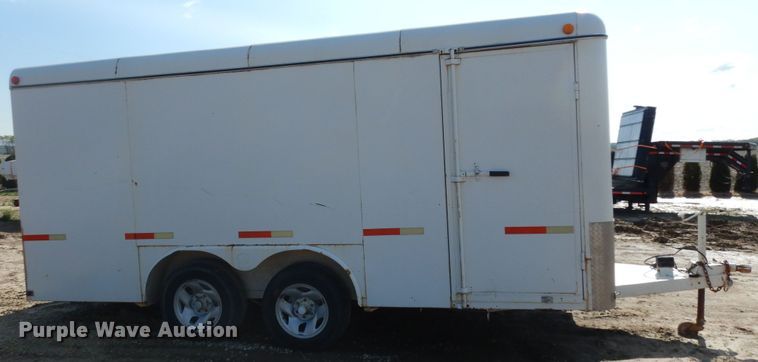 image for item DK1780 2002 W-W  enclosed cargo trailer