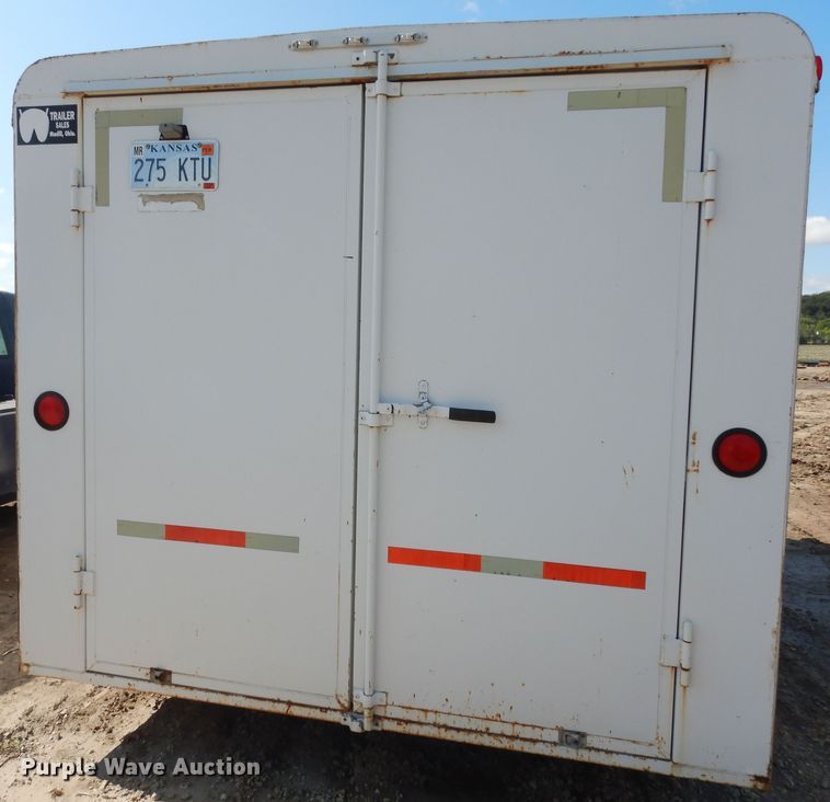 image for item DK1780 2002 W-W  enclosed cargo trailer