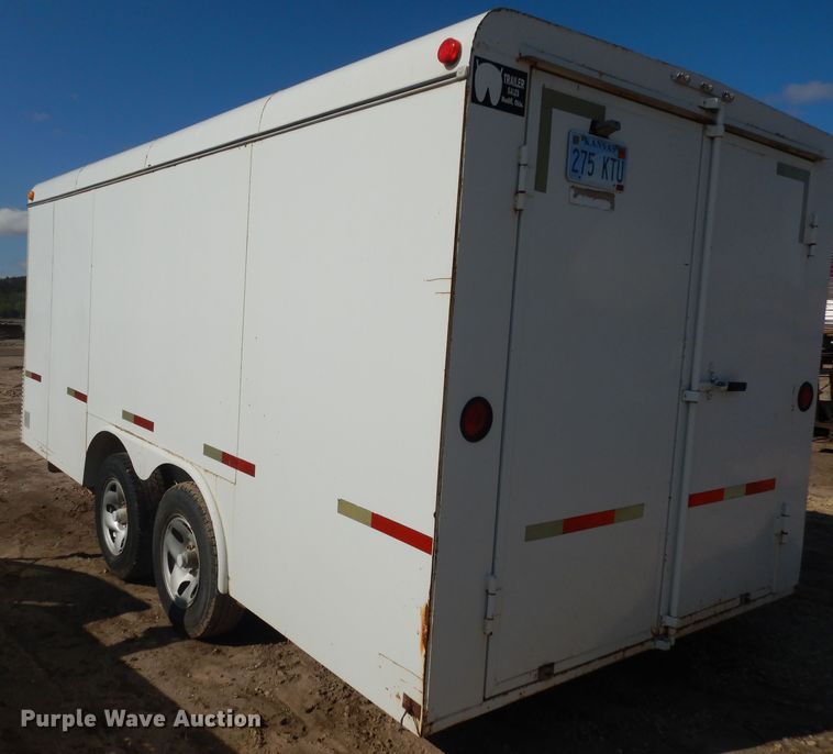 image for item DK1780 2002 W-W  enclosed cargo trailer