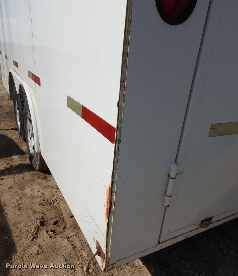 image for item DK1780 2002 W-W  enclosed cargo trailer