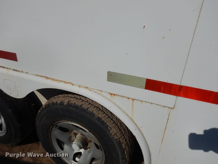 image for item DK1780 2002 W-W  enclosed cargo trailer