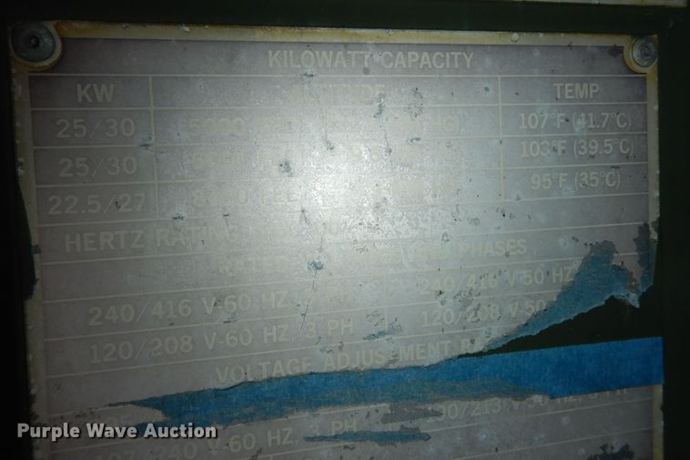 image for item DK1789 1984 Hollingsworth MEP005A  generator