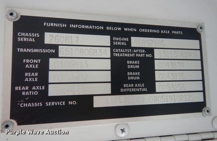 image for item DK1808 2009 Blue Bird All American  school bus