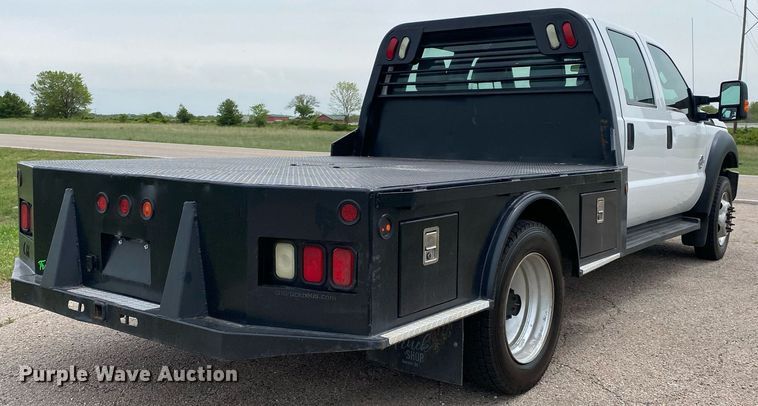 image for item DL7170 2012 Ford F450 Super Duty  Crew Cab flatbed truck