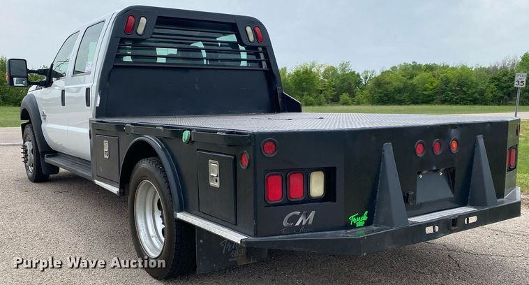 image for item DL7170 2012 Ford F450 Super Duty  Crew Cab flatbed truck