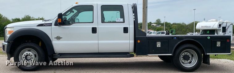 image for item DL7170 2012 Ford F450 Super Duty  Crew Cab flatbed truck