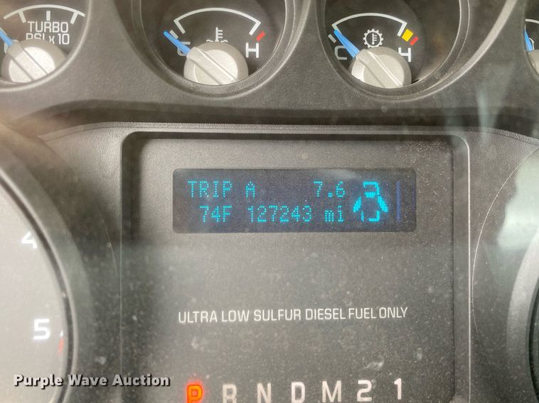 image for item DL7170 2012 Ford F450 Super Duty  Crew Cab flatbed truck