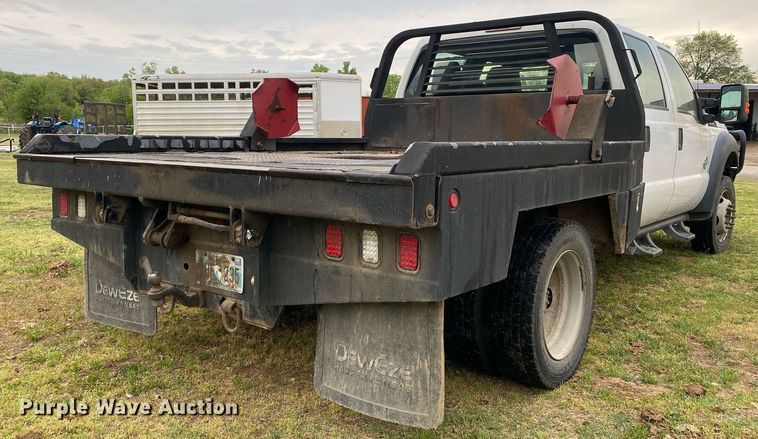 image for item DL7172 2013 Ford F550  Crew Cab bale bed pickup truck