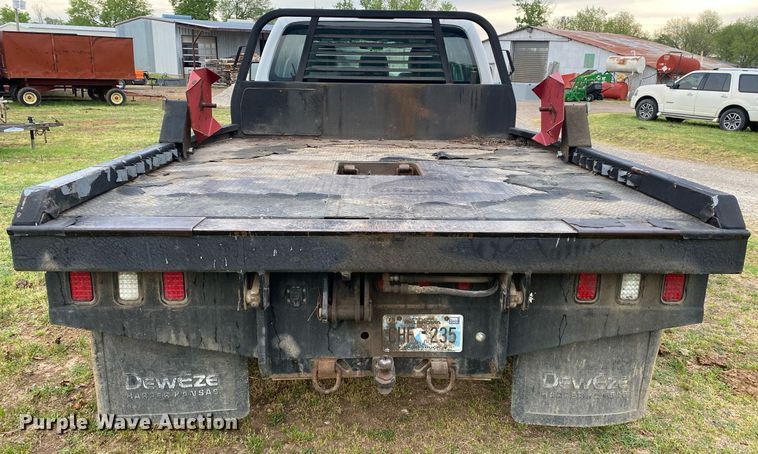 image for item DL7172 2013 Ford F550  Crew Cab bale bed pickup truck