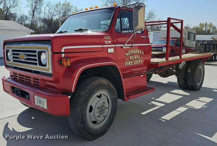 image for item DO4366 1989 Chevrolet C60 Custom Deluxe  fire truck