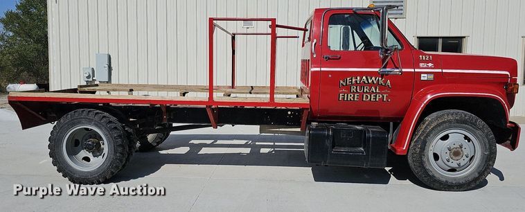 image for item DO4366 1989 Chevrolet C60 Custom Deluxe  fire truck