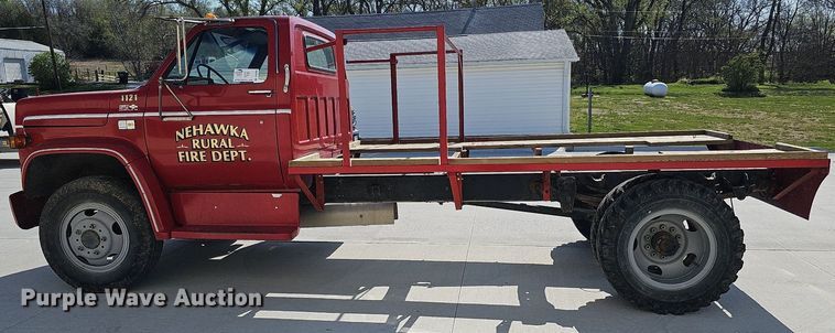 image for item DO4366 1989 Chevrolet C60 Custom Deluxe  fire truck