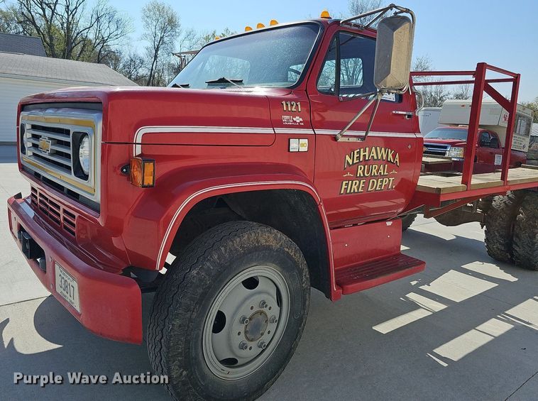image for item DO4366 1989 Chevrolet C60 Custom Deluxe  fire truck