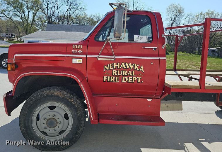 image for item DO4366 1989 Chevrolet C60 Custom Deluxe  fire truck