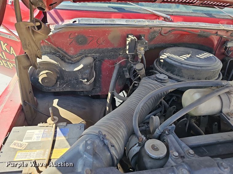 image for item DO4366 1989 Chevrolet C60 Custom Deluxe  fire truck