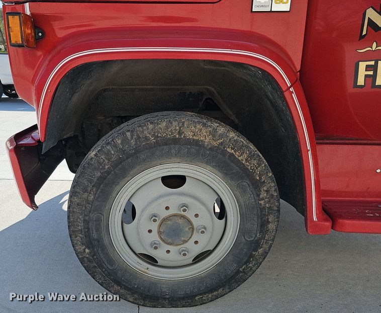 image for item DO4366 1989 Chevrolet C60 Custom Deluxe  fire truck